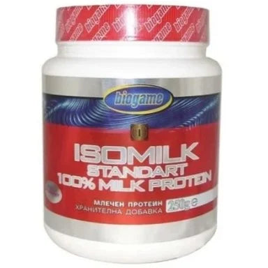 Isomilk Млечен протеин с вкус на банан х250 г Biogame