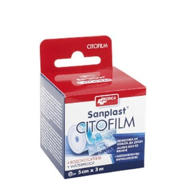 Sanplast Citofilm Прикрепващ пластир 5 см/ 3 м x1 брой Medica