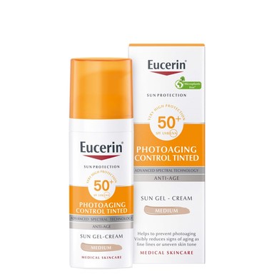 Eucerin Photoaging Control Оцветен слънцезащитен крем за лице SPF50+ тъмен нюанс х50 мл