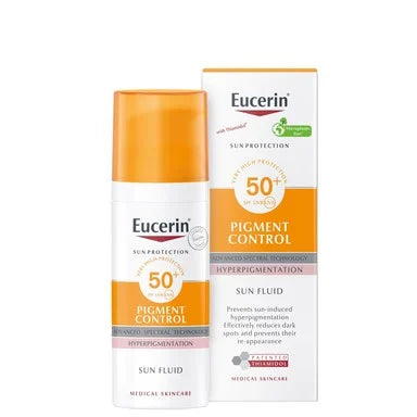 Eucerin Pigment Control Слънцезащитен флуид за лице SPF50+ x50 мл
