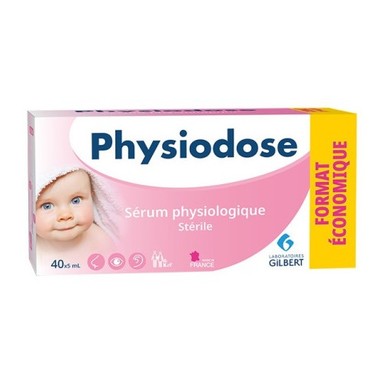 Physiodose Стерилен физиологичен разтвор 5 мл х40 монодози Gilbert