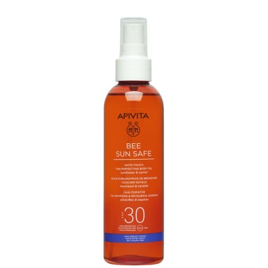 Apivita Bee Sun Safe Олио за шоколадов тен SPF30 x200 мл