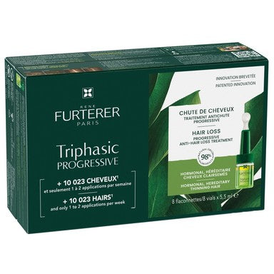 Rene Furterer Triphasic Progressive Серум против прогресивен косопад 8 флакона x5.5 мл