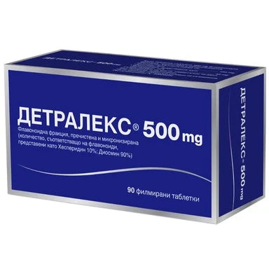 Детралекс при разширени вени и хемороиди 500 мг х90 таблетки