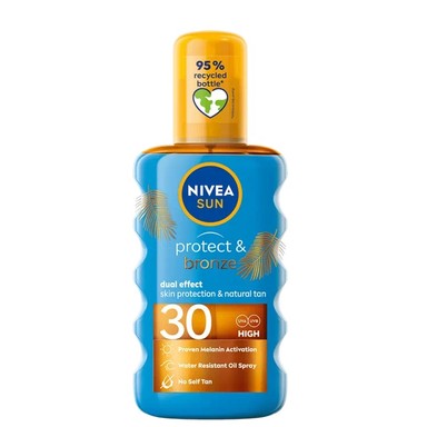 Nivea Sun Protect and Bronze Слънцезащитно олио за тен SPF30 x200 мл
