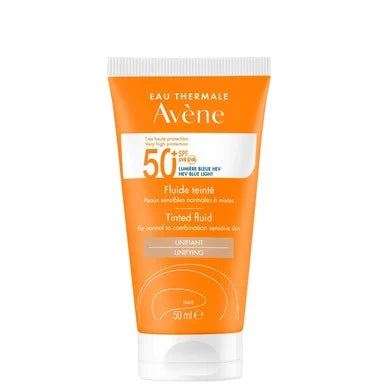 Avene Tente Unifiant Слънцезащитен тониран флуид за нормална и комбинирана кожа SPF50+ х50 мл