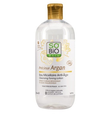 SOBiO Precieux Argan Анти-ейдж мицеларен лосион с арган x500 мл