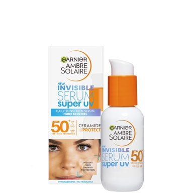 Garnier Ambre Solaire Invisible Super Serum UV Слънцезащитен серум за лице SPF50+ х30 мл