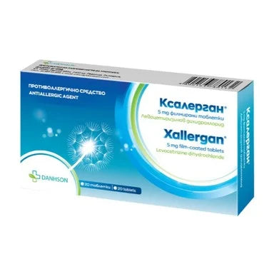 Ксалерган 5 мг при алергичен ринит х20 таблетки Danhson