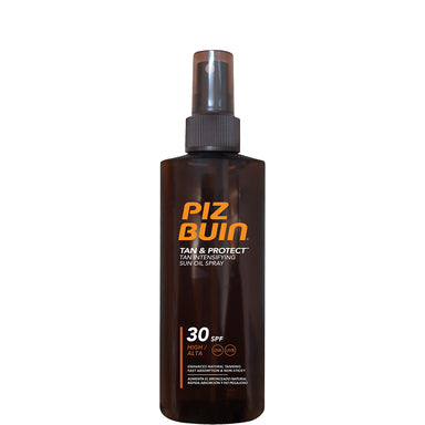 Piz Buin Tan and Protect Слънцезащитно спрей олио за бърз тен SPF30 x150 мл