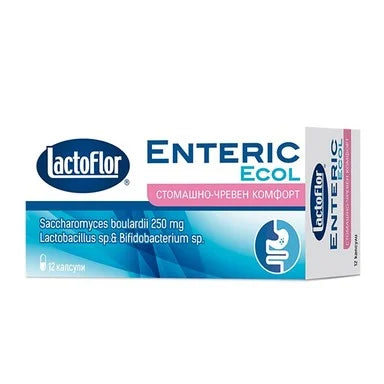 LactoFlor Enteric Ecol при диария х12 капсули
