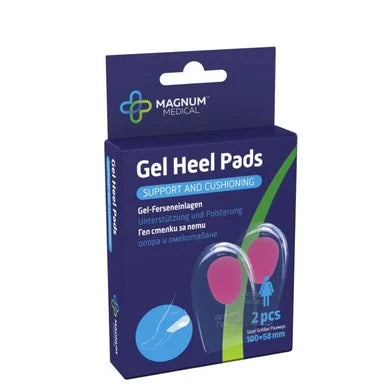 Magnum Medical Силиконови гел стелки за пети за жени 105/58 мм х2 броя