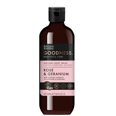 Baylis and Harding Душ гел с роза и здравец х500 мл