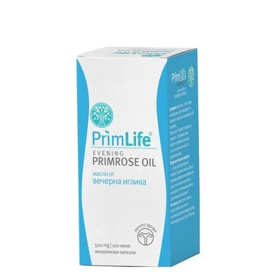 PrimLife Evening Primrose Oil Масло от вечерна иглика 500 мг х100 желатинови капсули