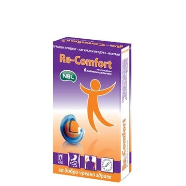 Re-Comfort за добро чревно здраве x6 дъвчащи таблетки Nobel Pharma