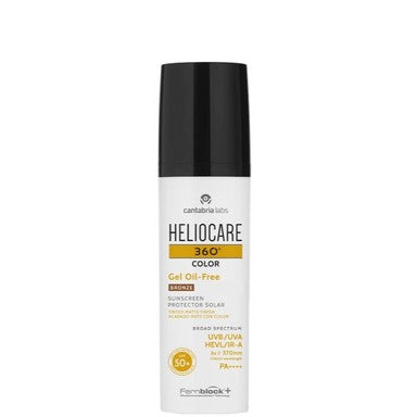 Heliocare Color Слънцезащитен тониран гел за смесена и мазна кожа SPF50+ цвят бронз х50 мл