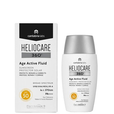 Heliocare Age Active Fluid Слънцезащитен флуид за превенция от фотостареене SPF50 х50 мл