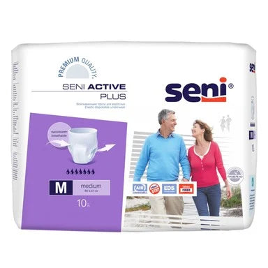 Seni Active Plus Абсорбиращи гащи за възрастни размер M х10 броя