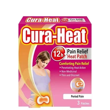 Cura-Heat Пластир при менструални болки х3 броя