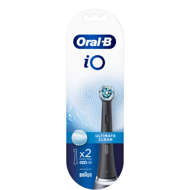 Oral-B iO Ultimate Clean Накрайник за електрическа четка за зъби черен цвят х2 броя