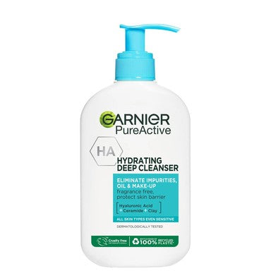 Garnier Pure Active Почистващ гел за лице с хиалуронова киселина х250 мл