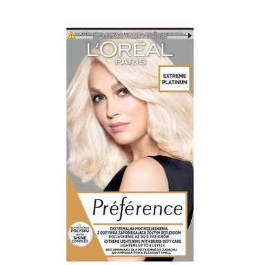 Loreal Preference Боя за коса екстремно платинен