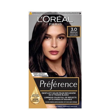 Loreal Preference Боя за коса NB3.0 тъмнокестеняв