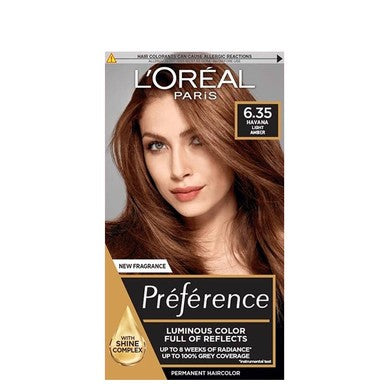 Loreal Preference Боя за коса N6.35 светъл кехлибар