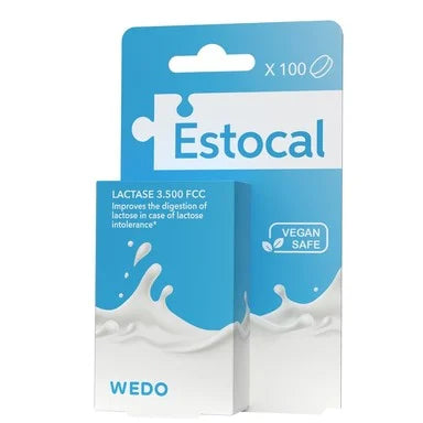 Estocal за подобряване разграждането на лактозата х100 таблетки Wedo