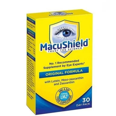 MacuShield Оригинална формула за подкрепа на нормалното зрение х30 капсули