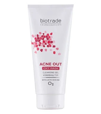 Acne Out Oxi Wash Измиващ гел за лице х200 мл Biotrade