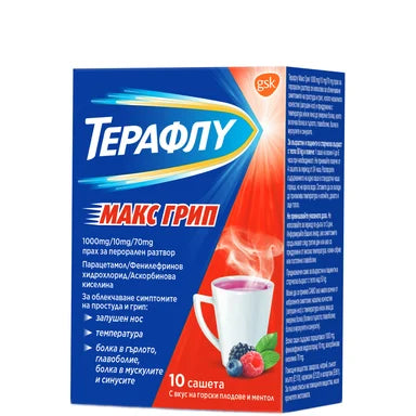 Терафлу Макс Грип при простуда и грип х10 сашета GlaxoSmithKline