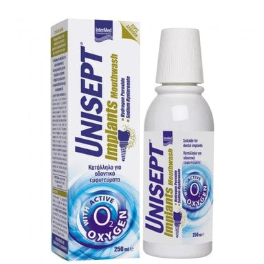 Unisept Implants Вода за уста за хора със зъбни импланти х250 мл Intermed