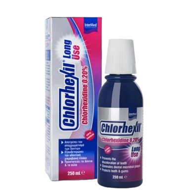 Chlorhexil Long Use Вода за уста с хлорхексидин 0.20% х250 мл Intermed