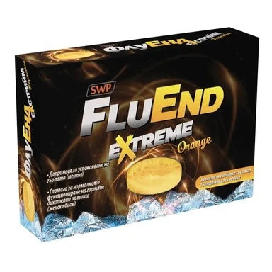 FluEnd Extreme Портокал при болно гърло х16 таблетки за смучене SWP