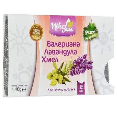 Валериана, Лавандула и Хмел х12 таблетки Niksen