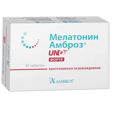 Мелатонин Амброз Уно Форте 1 мг х40 таблетки