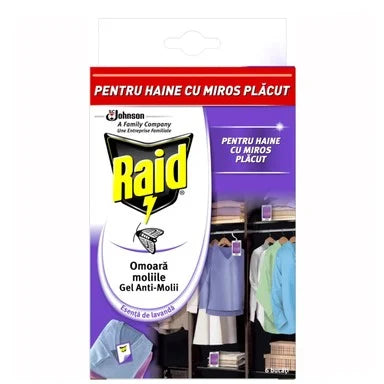 Raid Гел срещу молци лавандула x6 броя