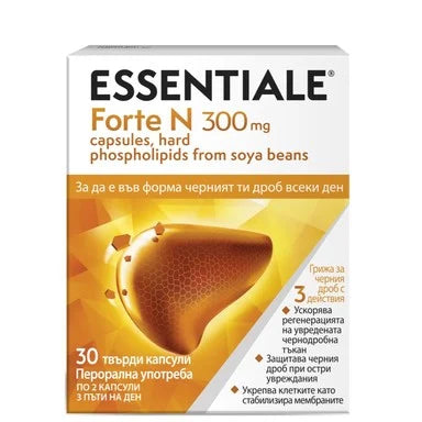 Есенциале Форте N за регенериране на чернодробната тъкан 300 мг х30 капсули Sanofi