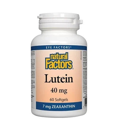 Лутеин 40 мг при затруднено зрение х60 меки капсули Natural Factors