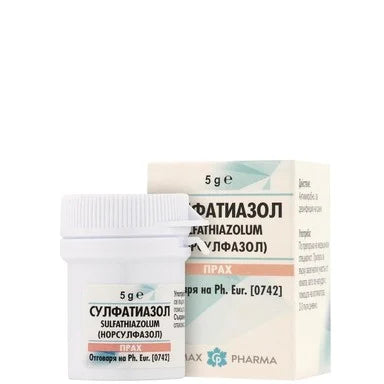 Сулфатиазол Норсулфазол х5 г Chemax Pharma