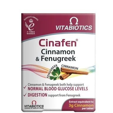 Cinafen за нормални нива на кръвната захар х60 таблетки Vitabiotics