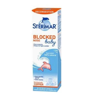 Sterimar Baby Хипертоник Спрей за носна хигиена при бебета х50 мл Fumouze Diagnostics