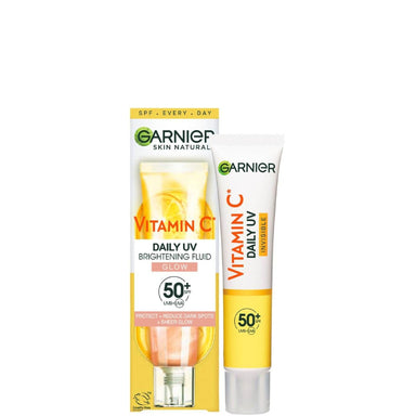 Garnier Skin Naturals Vitamin C Дневен слънцезащитен флуид с витамин С SPF50+ x40 мл