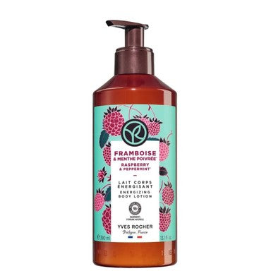 Yves Rocher Bain Nature Мляко за тяло с малина и мента х390 мл