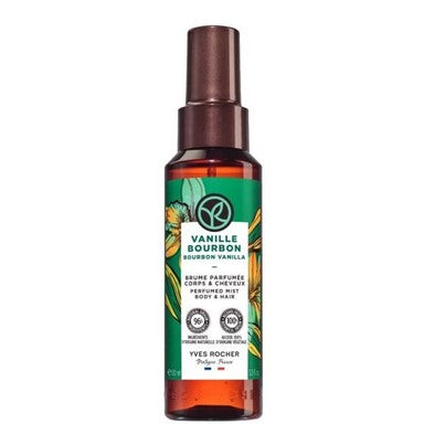 Yves Rocher Bain Nature Мист за тяло и коса с аромат на Бурбонска ванилия х100 мл