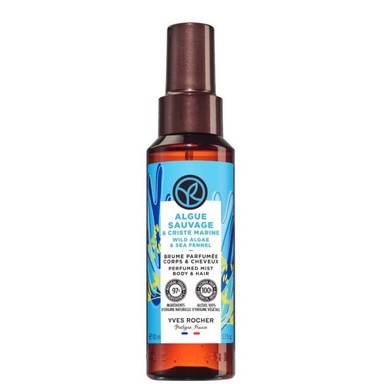 Yves Rocher Bain Nature Мист за тяло и коса с аромат на диви водорасли и морски копър х100 мл