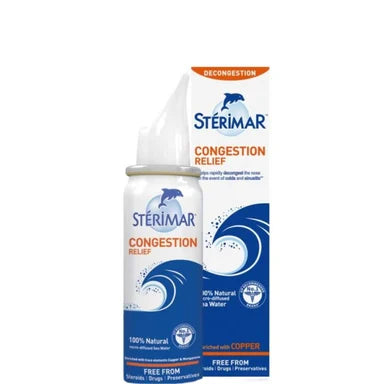 Sterimar Congestion Relief Хипертоник Спрей за нос с морска вода х50 мл