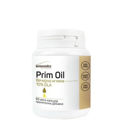 Prim Oil Масло от вечерна иглика 500 мг х60 капсули Herbamedica