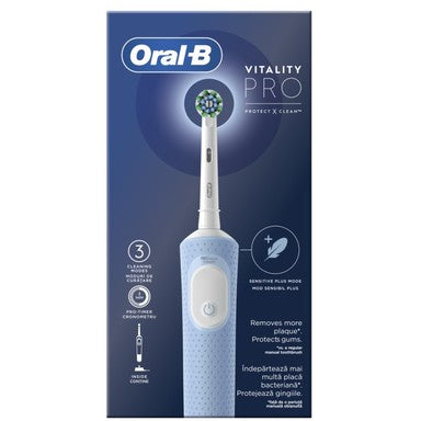 Oral-B D103 Vitality Pro Електрическа четка за зъби син цвят